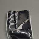 MitoVilla Black Small Stall Shower Curtain 36 x 72, Half Size Narrow Polyester Linen Heavy Fabric Shower Curtains for Boho Farmhouse Bathroom Decor, Wrinkle Resistant Cloth Shower Curtain