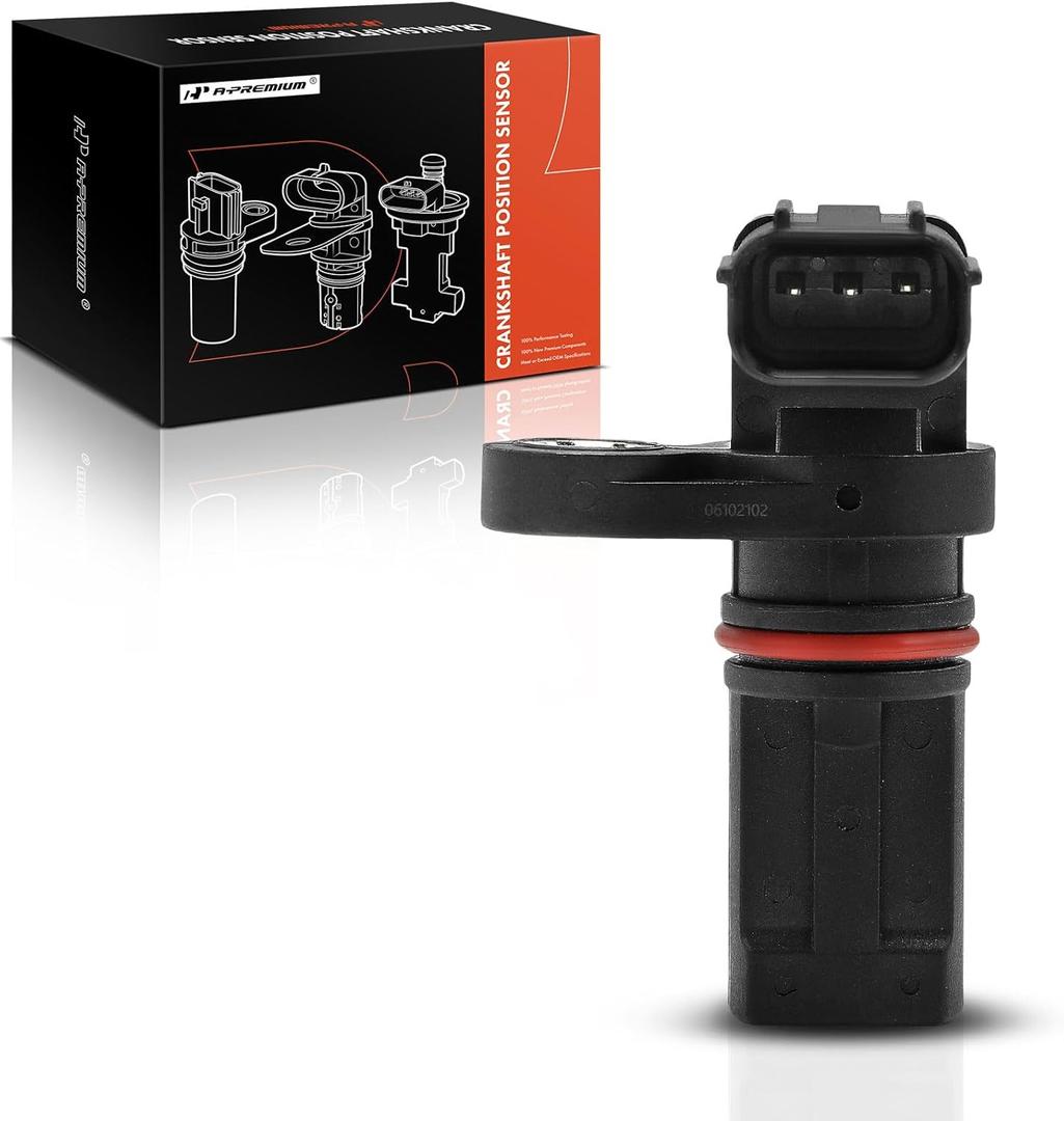 A-Premium Engine Crankshaft Position Sensor Compatible with Honda CR-V 2017-2022, Accord 2018-2022, Civic 2016-2022, Insight 19-21, Clarity 18-21, 1.5L