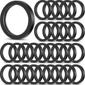 Frienda 10 Pieces Replacement Gas Can Spout Gaskets Rubber Ring Can Gaskets Fuel Washer Seals Spout Gasket Sealing Rings Replacement Gas Compatible with Most