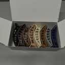 8 Pack Flat Hair Clips for Women Large Matte Rectangle No-Slip Claw Clips, Strong Hold Square Hair Accessories for Thick & Thin Hair, Lay Flat Design for Work & Daily Styling 