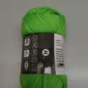 60g Green Yarn for Crocheting and Knitting;66m (72yds) Cotton Yarn for Beginners with Easy-to-See Stitches;Worsted-Weight Medium #4;Cotton-Nylon Blend Yarn for Beginners Crochet Kit Making