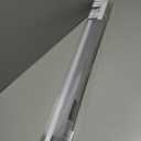AOSKY Cordless Roller Shades Blackout Blinds for Windows Room Darkening Rolled Up Shades with Spring System, UV Protection Window Shades Door Blinds for Home and Office (24" W x 72" H, Grey)