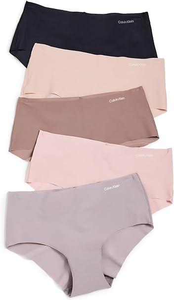 Calvin Klein Women's Invisibles Seamless Hipster Panties, Multipack, S Calvin Klein Women's Invisibles Seamless Hipster Panties, Multipack, S