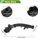 No.13717583714 Car Air Intake Hose Tube Pipe for BMW X3 X4 X5 X6 E70 N55 2011-2013 Cleaner Intake Hose 1 Pc