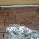 WALI Floating TV Shelf, 3 Tier Projector Shelf for DVD Players, Routers, Game Consoles, Cable Boxes, Living Room Decor Accessories, Wall Mount Shelves Holds Up to 22lbs (CS303N), 3-Shelf, Walnut Brown