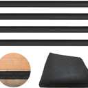 Water Barrier 5 ft x 6.5 inch Absorbent Flood Barriers Home Sandless Sand Bags for Flooding Reusable Water Absorber Water Absorbing Snake for Absorbent Prevention for Garage & Basement (5 Pack)