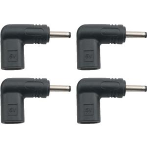 4PCS USB Type-C to DC Adapter Power Cord Plastic Adaptor 90 Degree 5V Connectors Electronics Accessories