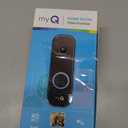 Chamberlain myQ Video Doorbell | 2K Camera, Battery/Wired, Color Night Vision, Live with 2-Way Talk, Motion Detection & Real-Time Alerts, 150 Deg Wide View, Black