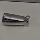 Slip Fit Tub Spout with Pull-Up Diverter for 1/2 inch Copper Tube, Chrome