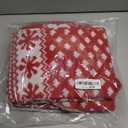 Fourluoo Ugly Christmas Sweaters Dresses with Santa Hat Knit Sexy Christmas Outfits for Women (Small, Reindeer Snowflake Red)