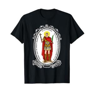St Expeditus Expedite Us Patron Saint of Urgent Requests T-Shirt L