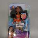 Mattel Disney Princess Toys, Moana Fashion Doll, Sparkling Look with Brown Hair, Brown Eyes & Hair Accessory, Inspired by the Movie