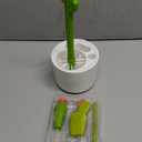 Boon Cacti Bottle Cleaning Brush Set - Includes Bottle Brush, Nipple Brush, Detail Brush, and Straw Brush - Baby Bottle Brush Set for Bottle Drying Rack - Baby Essentials - 4 Count