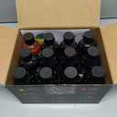 Nicpro 12 Colors Liquid Watercolor Paint Set, 8.45oz Large Bulk Liquid Watercolor Paint, Non-Toxic Water Colors Painting Supplies for Art Activity, Craft DIY, Poster, School, Home, Classroom, Party