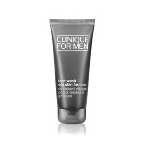 Clinique For Men Oil Control Face Wash Cleanser | Removes Excess Shine + Preps for Shaving | For Normal to Oily Skin Types, 6.7 Fl Oz