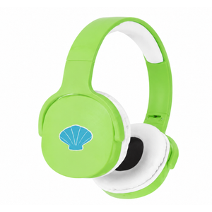 Icon Headphones Summer Cute Shell Kids Green Headphones, 3 Pack