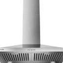 VIKIO HOME 30 inch Wall Mount Range Hood 580 CFM, Ducted or Ductless
