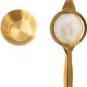 2.2" Mini Matcha Sifter, 30 Fine Mesh T304 Stainless Steel, Tea Strainer, Cocktail Strainer with Base (Gold)
Amazon's Choice