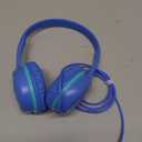 Kids Headphones, Wired Headphones for Kid with Safe Volume Limiter, Kid Headphone with Cord 3.5mm Jack, On-Ear Girls Boys Toddler Headphone for School  (lightblue)