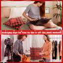 Oududianzi Christmas Poly Mailers 10x13, 100PCS Plastic Shipping Bags, Mailers Poly Bags for Shipping, Self-Seal Mailing Bags, Holiday Polymailers Packaging Bags for Small Business and Clothes (Red Plaid)