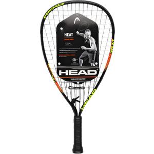 HEAD CPS Heat Racquetball Racquet – Pre-Strung Beginner Racquet with CPS Power Technology, Lightweight Frame, Damp Plus Vibration Control, One Size