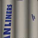 HBC Value Performance Can Liners 30"x36", Black, 0.65Mil, 10/25, LLDPE Liners