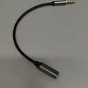 USB C Female to 3.5mm Male Audio Cable Cord Analog Cable Type-C Converter Headphone Jack Adapter Compatible with MP3 Players, CD Players, Laptops, Tablets, Smartphone