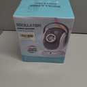 Joyfuture Automatic Bubble Machine, Black Bubbles Blower for Kids, Toddlers - 360 Rotation, 75 Adjustment, with LED Light - Gifts for Boys, Girls, Outdoor, Birthday, Party