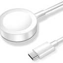 Magnetic Charging Cable for Apple Watch Charger,[USB C Port] Wireless Charging Cable Compatible with iWatch Series Ultra/10/9/8/7/6/SE/SE2/5/4/3/2[3.3FT/1M],White