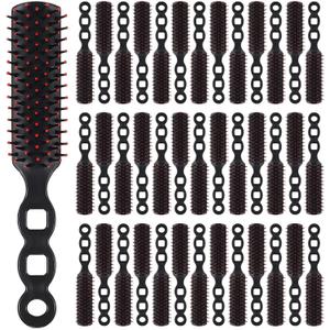 100 Packs Bulk Hair Brushes for Homeless Individually Wrapped Disposable Hair Brush for Women Suitable for Homeless Shelter Hotel Nursing Home Charity Church