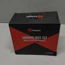 133 PCS Sanding Disc Drill Polishing Kit Sanding Attachment, 3 Inch Wet Dry Headlight Restoration Kit, Hook and Loop Sandpaper Buffing Pads with Rotary Tools for Car Wood Metal Glass Resin Expoxy