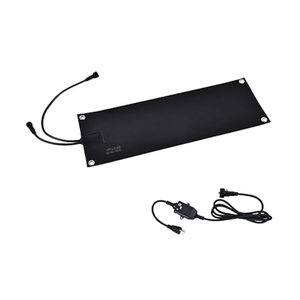 Luxzozql 1 Pcs Heated Snow Melting Mat, 10 x 30 in NonSlip Rubber Heated Outdoor Mats, Snow and ice Melting Mats FOI Winter Outdoor Stairs, Steps, Walkways, Driveway, Doorways, 2 in/h Melting Speed