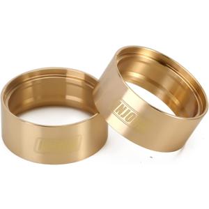 INJORA Brass Internal Beadlock Ring Clamp Ring 94g Wheel Weight Fit 1.9" Wheel Rim for 1/10 RC Crawler Axial SCX10 II 90046 TRX-4 VS4-10 SCX10 Pro Upgrade Parts, 2PCS