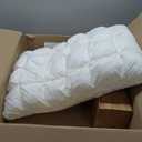 YOUR MOON Soft Pillows Queen Size for Sleeping, Support Bed Pillows, Fluffy Down Alternative Pillow, Luxury Hotel Gel Pillows for Side Sleeping (White) (Queen (Pack of 1))