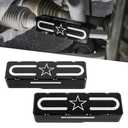 Tmipakioy Aluminum Left and Right Tie Rod Sleeves Tie Rod Brace Protector Set Tie Rod Bar Cover Compatible with for Ford Bronco 2 Door 4 Door 2021 2022 2023 2024 (Non Hoss 3.0)