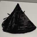 Sophia-Art Christmas Tree Skirt, Luxury Velvet Plush Skirt, Xmas Decoration Holiday Party Dcor, Soft Velvet Home Dcor Merry Christmas Party Christmas Tree Decorations (Black,36 Inch)