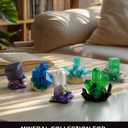Nifeliz Geology Rock Collection Building Set for Adults, 6 Mineral Models for Creative Desk Display, Nature-Inspired Gift for Home Decor Lovers (651 PCS, NF10363)