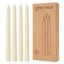 12 Pack Ivory Taper Candles 10 inch - Taper Candles Dripless, Smokeless, Unscented - 8 Hours Long Burning - Hand Poured Tall Candlesticks - Perfect for Home Decor, Weddings, and Special Occasions missing 2