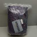 Women's Plus Size Winter Coat Waterproof warm Down Coat Detachable Hooded Parka Jacket (4X, Purple)