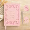 &And Per Se Mom Life Story Journal Guided Journal for Mom with 250+ Prompts, Womens Day Gift Idea, Mothers Day Birthday Christmas Gift, Linen Hardcover Keepsake Book 7.5'' x 10'' (Pink)