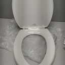 Little2Big Toilet Seat with Built-In Toddler Potty Training Seat, Slow Close, Easy to Install, Made in USA, ELONGATED, White