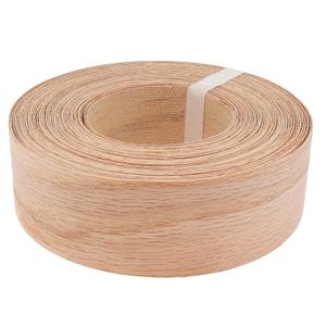 Oak Edge Banding 2 inch x 50ft Roll Wood Veneer Edging Strips Real Tape Banding for Cabinet Furniture Repair