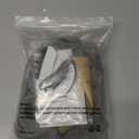 Miss U Hair Old Man Wig and Mustache Eyebrows Funny Wigs Short Grey Bald Cap With Hair On Sides Balding Grandpa Wig