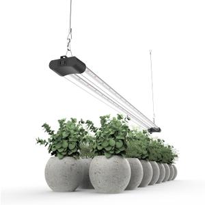 LED Grow Light Full Spectrum Light Linkable 5000K Daylight + 660nm Red Indoor Plant Lighting Fixture (4 FT) (4FT (1-Pack))