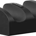 Foot Massager Machine with Heat, Foot and Calf Massager with Massage Roller, Feet Massager Machine, Pain Relief, Promotes Blood Circulation, Gifts for Women, Men, Mom, Dad (Black 1)