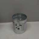 6" HVAC Duct Manual Volume Damper Metal Adjustment Airflow Ducting Backdraft Damper for Air Ventilation System HVAC