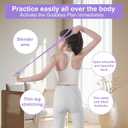 Figure 8 Resistance Band with Handles, Elastic Bands for Working Out,Arm,Back,Shoulder Training Elastic Ropes,Exercise Equipment for Yoga, Pilates,Physical Therapy Stretching