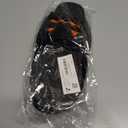 Halloween Pumpkin Cozy Slippers Spooky Comfy Autumn Winter Slippers, Fuzzy Plush Winter Indoor Outdoor (Black)