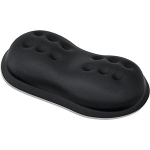 VANKEY Mouse Wrist Rest, Desk Wrist Pad for Mouse, Comfortable Computer Mouse Wrist Support, Ergonomic Wrist Rest with Memory Foam Fillings, Non-Slip Base (Black), Small