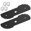 HandyTek 2-Pack EB-007 7-1/2-inch Edge Hog Heavy-Duty Edger Replacement Blade for Black & Decker 2-in-1 LE750, LE710, LE760, EH1000 Edger/Lawn Trimmer w/ 4 Wear Indicators